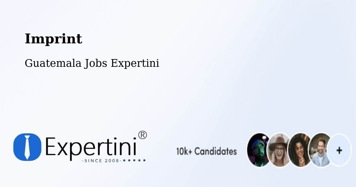 Imprint – Asunción Mita - Guatemala Jobs Expertini